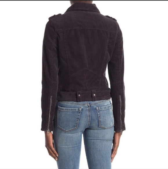 BlankNYC - Black Corduroy Moto Jacket - Picture 2 of 5